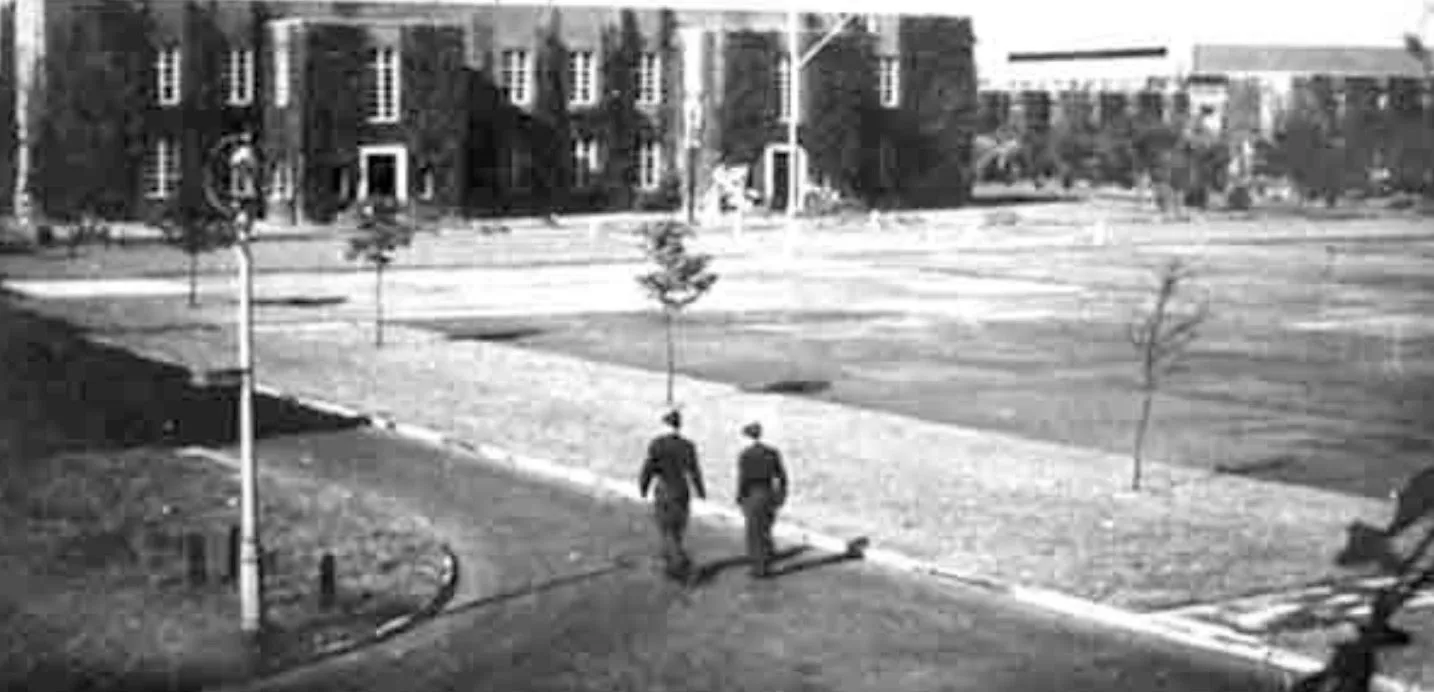 Earlier Photograph of Parade Ground with NAAFI in Background