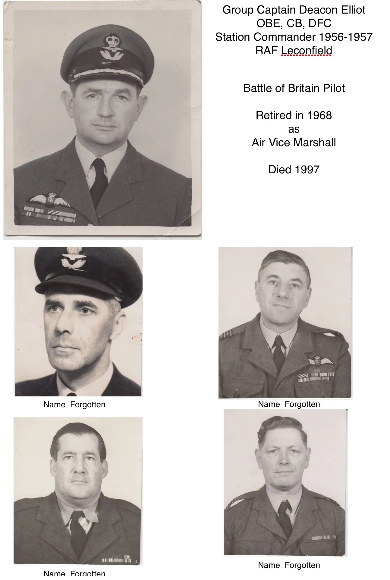 Station Commander Group Captain Deacon Elliot at RAF Leconfield