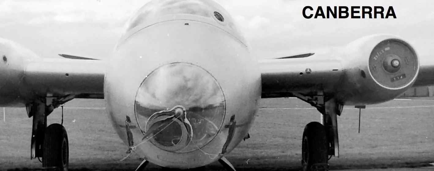 Visiting Canberra at RAF Leconfield