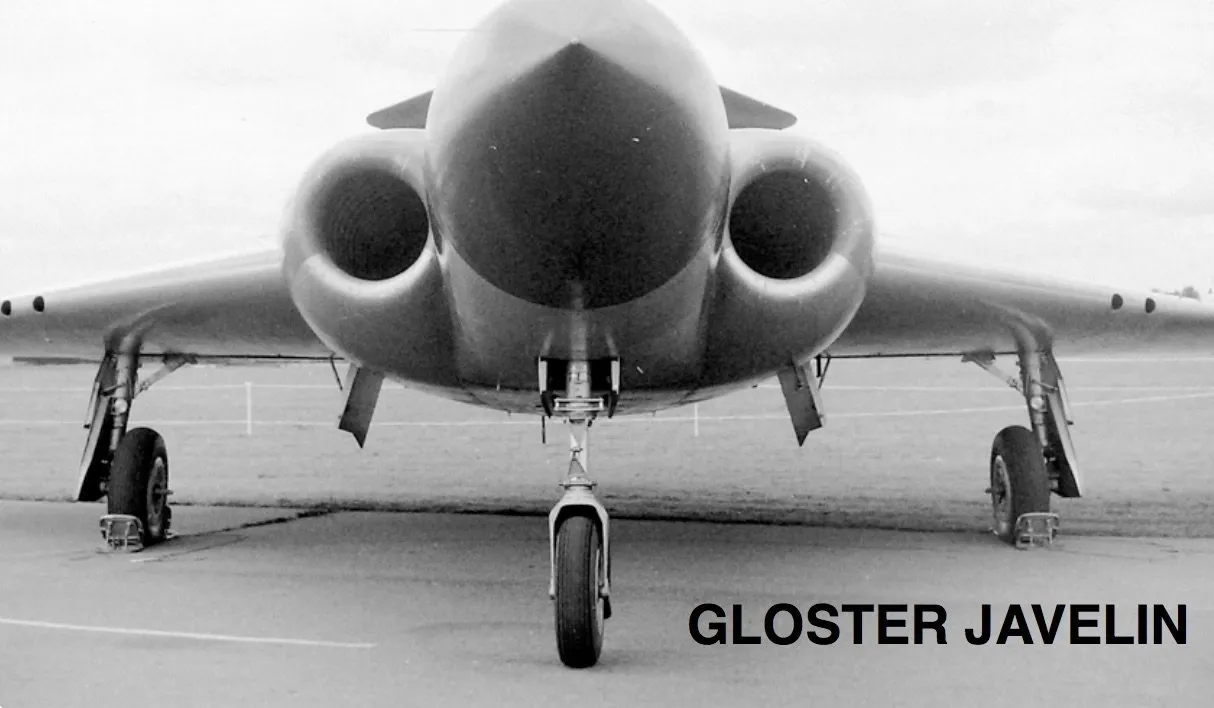 Visiting Gloster Javelin at RAF Leconfield