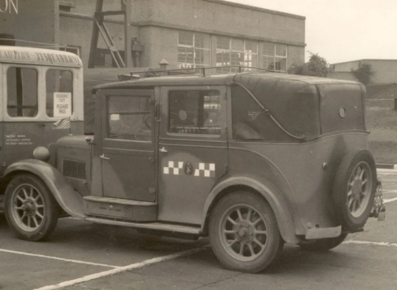 Chequered Transport Vehicle with Squadron Bus at Leconfield